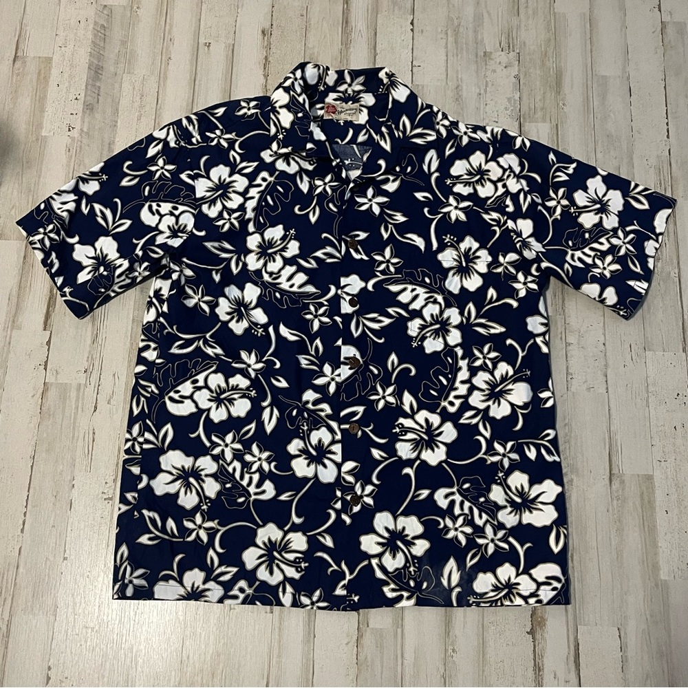 Hilo Hattie Hawaiian Shirt Men’s Large